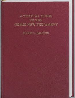 A Textual Guide to the Greek New Testament Online Sale