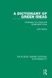 A Dictionary of Green Ideas Hot on Sale