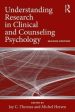 Understanding Research in Clinical and Counseling Psychology Discount