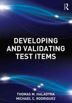 Developing and Validating Test Items For Discount