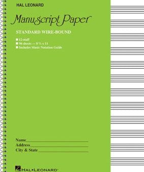 Standard Wire Bound Manuscript Paper For Sale