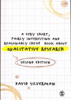 A Very Short, Fairly Interesting and Reasonably Cheap Book about Qualitative Research For Discount