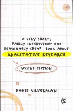 A Very Short, Fairly Interesting and Reasonably Cheap Book about Qualitative Research For Discount