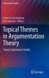 Topical Themes in Argumentation Theory Hot on Sale