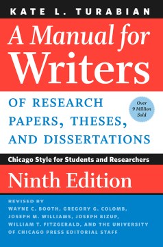 A Manual for Writers of Research Papers, Theses, and Dissertations Online