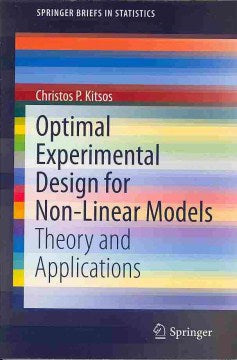 Optimal Experimental Design for Non-Linear Models For Sale