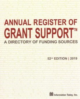 Annual Register of Grant Support 2019 Fashion