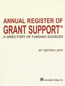 Annual Register of Grant Support 2019 Fashion