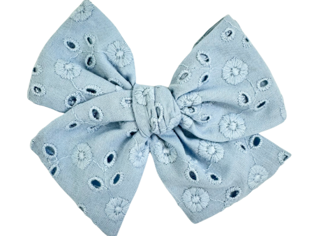 Blue Eyelet :: Voyager Bow Online Sale