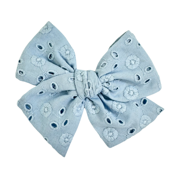 Blue Eyelet :: Voyager Bow Online Sale