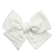 White Textured Crepe :: Voyager Bow For Sale